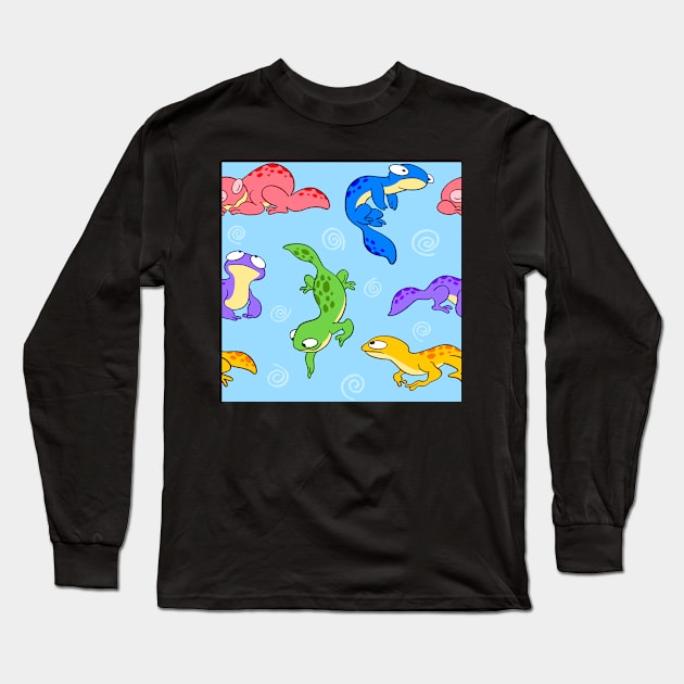 Geckos Long Sleeve T-Shirt by little-ampharos